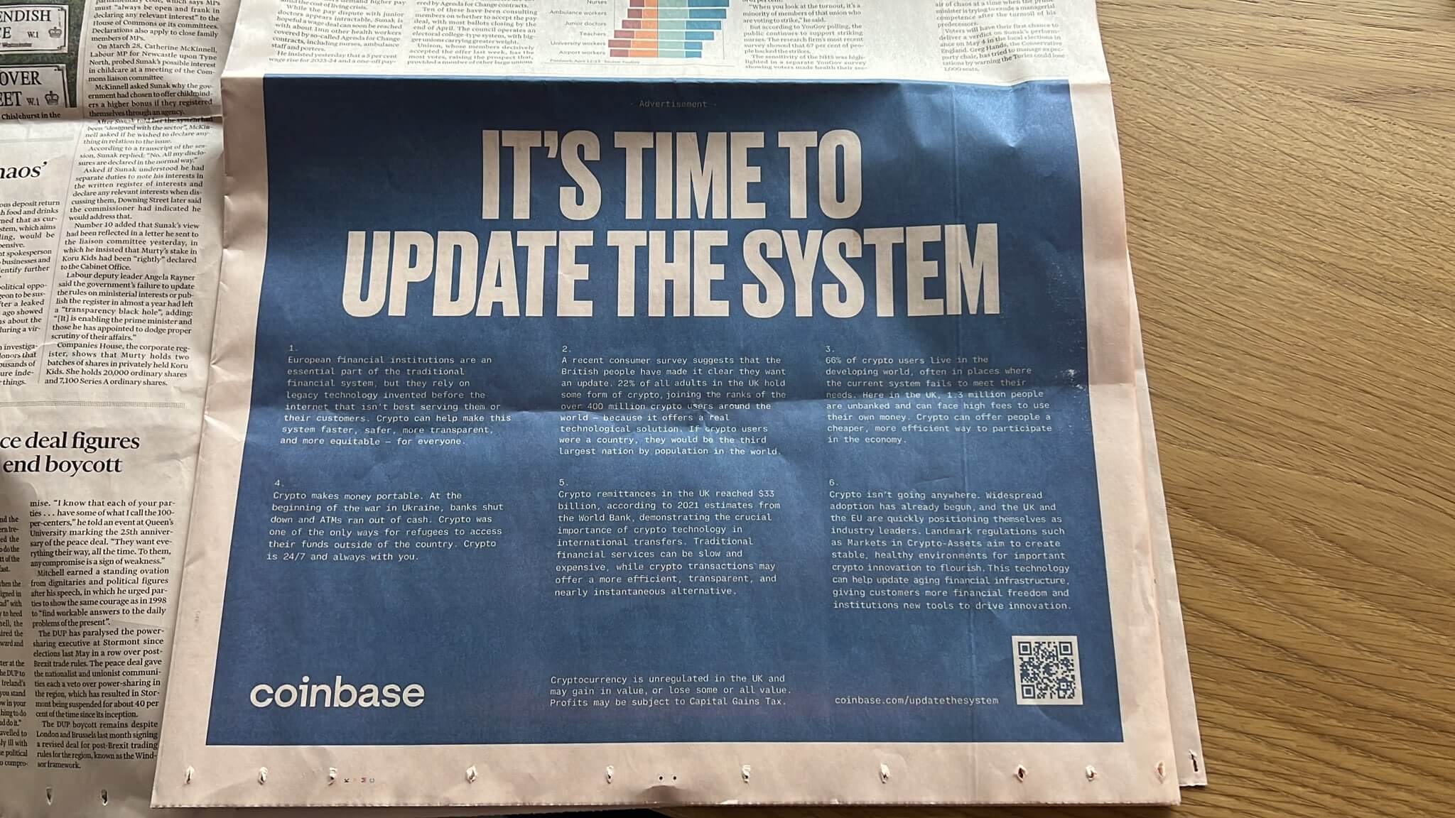 Кампания Coinbase под названием «Пришло время обновить систему» вызвала рефлексию конкурирующей криптовалютной биржи OKX