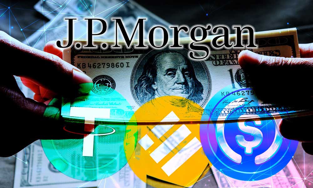 В JPMorgan заявили об угрозе со стороны стейблкоинов для мировой финансовой системы